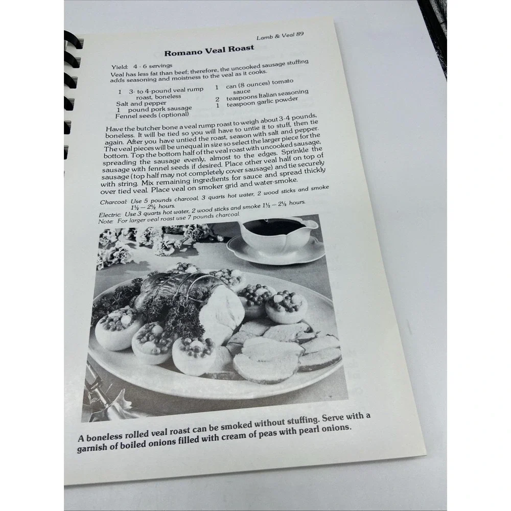 Cook'n Ca'jun Water Smoker Cookbook‎ Recipes for Grill 1984 Sondra Hester Spiral